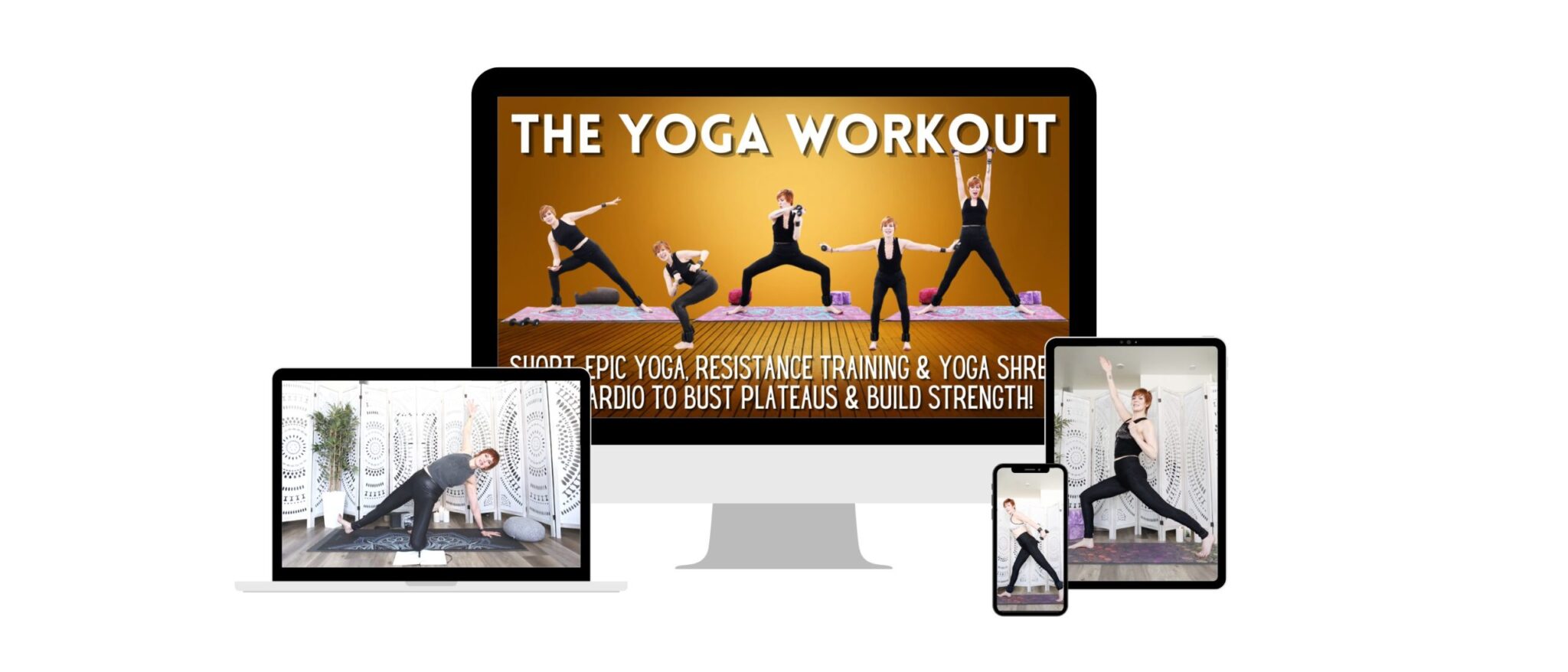 The Yoga Workout Mockup